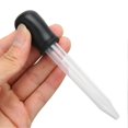 thumbnail image 2 of 2 Pack Liquid Dropper Pipettes, 5ml Capacity, Safe, Reliable, Lightweight, Compact and Portable, for Science Experiments, Black, 2 of 3
