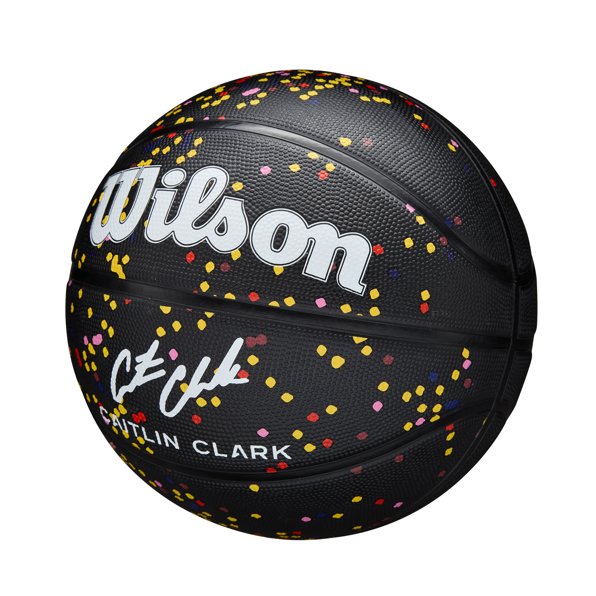 Wilson Caitlin Clark Journey Series Basketball, Size 6, Black photo 5
