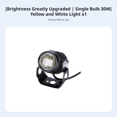 thumbnail image 2 of Abbraccia Foco LED amarillo moto IP67 aluminio, 2 of 5