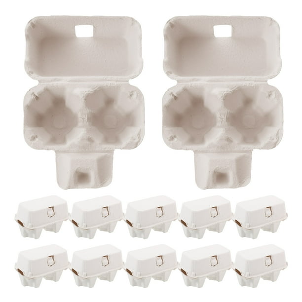12 Uds. Cartones de huevos, cartones de pulpa para huevos, caja de embalaje para pollo, contenedores para huevos