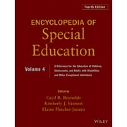 Encyclopedia of Special Education, Volume 4: A Reference for the Education of Children, Adolescents, and Adults Disabilities and Other Exceptional Individuals (Hardcover)