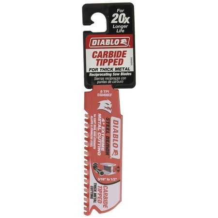 

Freud DS0408CF Steel Demon Carbide-Tipped Reciprocating Blades for Thick Metal Cutting 4