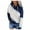 Dark Blue, variant on Hoodies Woman Women Plus Size Tie-Dye Printed Gradient Pullover Long Sleeve Sweatshirt Top
