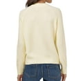 thumbnail image 2 of Vince Camuto Women's Ribbed Hem & Cuff Mock Neck Sweater (Buttercream, S), 2 of 2