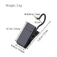 thumbnail image 2 of GOOHOCHY 100pcs Metal Curtain Pin Hooks in Black for Gorgeous Style and Function, 2 of 7