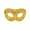 A003- Gold, variant on Masquerade Mask Black and Gold Fabric Venetian Eye Mask with Gold Lace Trim 1 Pack for Prom Party Formal Event and Holiday Gatherings