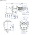 thumbnail image 2 of Push Pull Potentiometer Switch Control Pot Taper Slide Potentiometer for Electric Guitar Bass A50K, 2 of 9