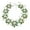 Green, variant on Sublime Floral Green Aventurine-Freshwater White Pearl Necklace