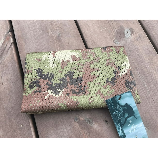 Bufanda de camuflaje para fanáticos del ejército, bufanda transpirable para exteriores, protector solar de verano, bufanda cuadrada pequeña, bufanda estilo camuflaje de las fuerzas tácticas
