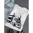 thumbnail image 3 of American Semi Truck T-Shirt Women -SPIdeals Designs, Female x-Large, 3 of 4