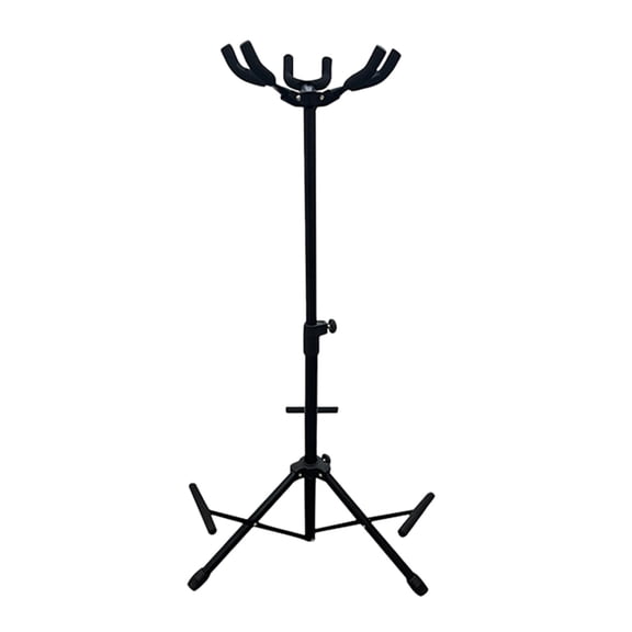 Universals Acoustics Guitar Stand Folding Instrument Stand with 3 Neck Holders for Guitar, Bass, Violins, Ukuleles