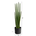 thumbnail image 2 of Nearly Natural 23" Sansevieria Snake Artificial Plant, Green, 2 of 4