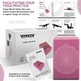 thumbnail image 4 of RDX Yoga Block Set, Non-Slip High-Density Eva Foam Brick for Pilates Flexibility Body Balance, Easy Grip Surface for Stability Strength Training Deepen Poses Exercise Office Home Gym, 23x15x9.8CM, 4 of 5