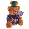 Way to Celebrate Mardi Gras Teddy Bear 3-D Tabletop Decor