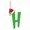 H, variant on Pompotops Clearance Sales Christmas Acrylic Letters Christmas Letter Ornaments Acrylic Decorations Hanging Christmas Tree Ornaments