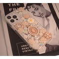 thumbnail image 2 of for iPhone 14 Pro Max Case, Cute Rhinestone Glitter Sparkle Bling Luxury Shiny 3D Crystal Diamond Flower Rose Queen Soft TPU Edge Girls for Apple iPhone 14 Pro Max 6.7 inch, 2 of 11