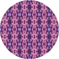 thumbnail image 1 of Ahgly Company Machine Washable Indoor Square Transitional Dark Magenta Purple Area Rugs, 3' Square, 1 of 7
