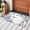 Lavender SpringGreen, variant on Round Area Rug 8 Ft, Watercolor Flowers Washable Non-Slip Circle Carpet for Living Room/Bedroom, Spring Floral Butterflies Botanical Beige Collection Low-Profile Large Area Rugs for Indoor