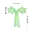 thumbnail image 3 of Modern Concise Wedding Bow Ribbon Notie Chair Back Flower Home Holiday Decor Hotel Restaurant Ribbon, 3 of 6