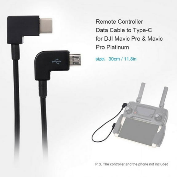 JSER Remote Controller Data Cable Type-C to Micro USB for DJI Mavic Pro Platinum Mavic Pro RC Accessories