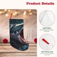 thumbnail image 6 of Zufioo Wave Chain Shark for 18-inch Stitching Christmas Stockings, Suitable for Christmas, Christmas Trees, Indoor and Outdoor Holiday Decorations-Short plush, 6 of 8