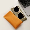 thumbnail image 4 of Tnobhg Portable Glasses Storage Bag with Automatic Closure Soft Faux Leather Sunglasses Pouch Women Men Myopia Eyeglass Organizer Outdoor Travel Glasses Carrying Bag Fashion Accessories, 4 of 8