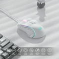 thumbnail image 4 of Redragon M612 Predator RGB Gaming Mouse 8000 DPI Wired Optical with 11 Programmable Buttons, White, 4 of 8