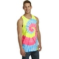 thumbnail image 4 of Port & Company Tie Dye Tank Top-L (Neon Rainbow), 4 of 6