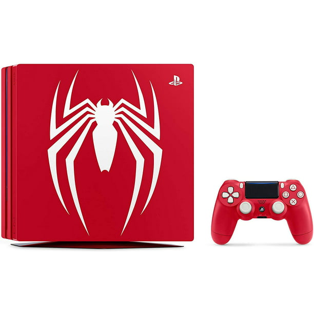 Bakterie implicitte Windswept Playstation 4 Pro 1TB SSD Limited Edition Console - Marvels Spider-Man  Bundle Enhanced with Fast Solid State Drive - Walmart.com