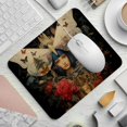 thumbnail image 2 of Bohemian Printed Square Mouse Pad, 8.3x9.8 Inch Non-Slip Rubber Bottom Gaming Mouse Pad for Office Use, 2 of 6