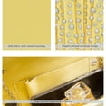 thumbnail image 3 of Milisente Women's Satin Pleated Evening Clutch Handbag, Yellow, 3 of 6