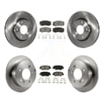 thumbnail image 1 of Transit Auto Front Rear Disc Brake Rotors and Semi-Metallic Pads Kit for Car Hyundai Sonata 2.4L K8S-101178, 1 of 11