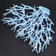 thumbnail image 2 of Artificial Plastic Coral Plant Vivid Aquarium Fish Tank Decoration Blue Large, 2 of 4