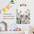 thumbnail image 7 of Coolnut Herb Wild Flower Clipboard, Acrylic Standard A4 Letter Size Clip Board with Low Profile Clip for Office, Classroom, Doctor, Nurse and Teacher, 12.5"x9", 7 of 7