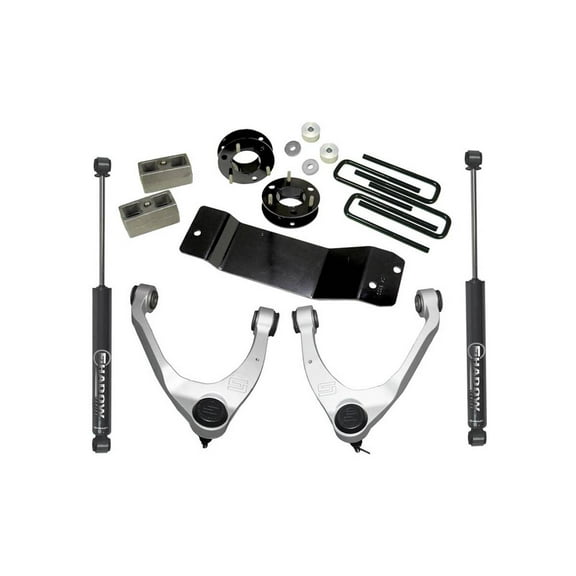 Superlift 3700 Suspension Lift Kit w/Shocks Fits Sierra 1500 Silverado 1500 Fits select: 2007-2018 CHEVROLET SILVERADO, 2008-2018 GMC SIERRA