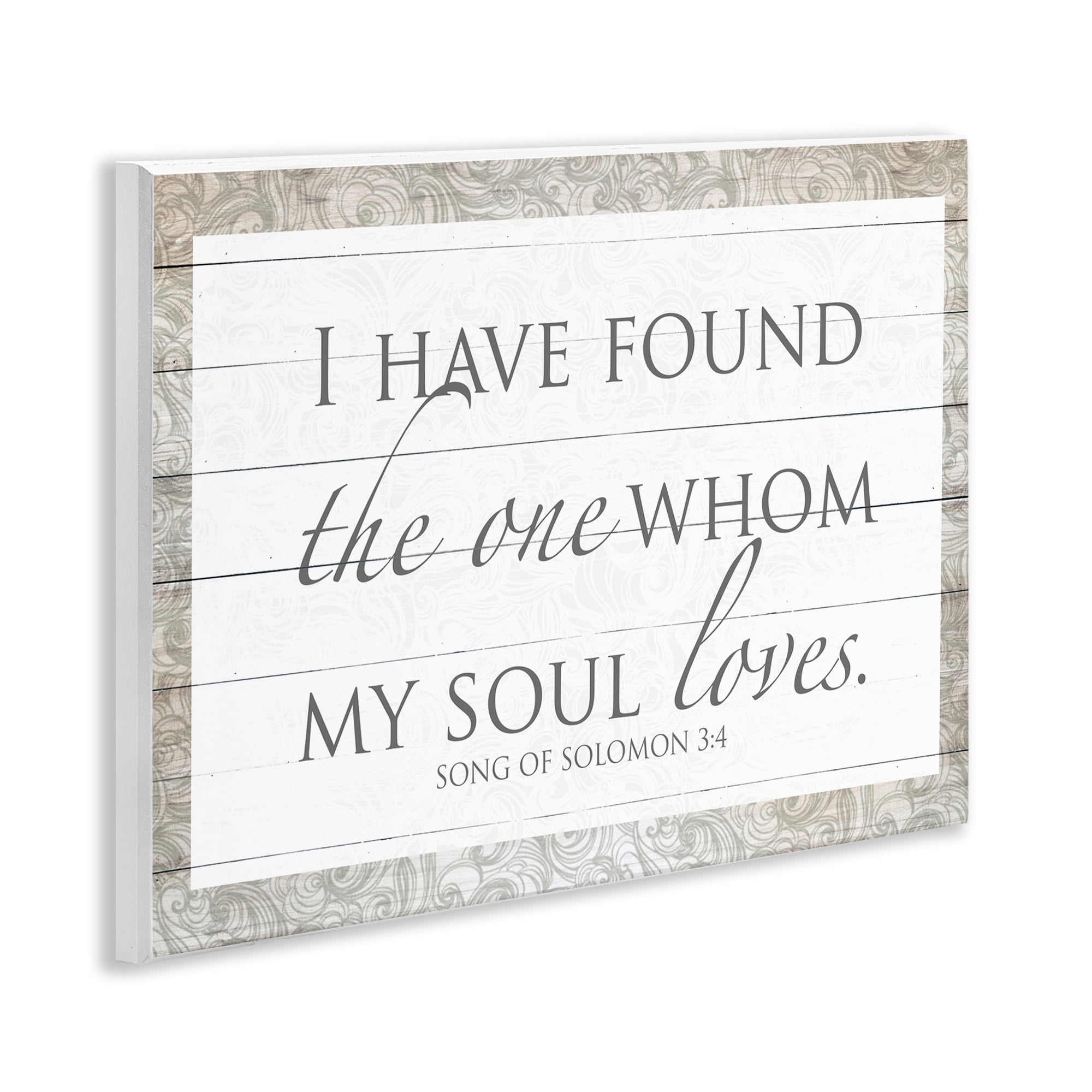 Stupell Industries The One Whom My Soul Loves Wall Plaque Art, design by SD Graphics Studio