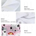 thumbnail image 5 of GZHJMY Kitchen Hanging Hand Towels for Bathroom Decorative with Hanging Loop Pink Cat Cute Cartoon Set of 2 Soft Absorbent Funny, 5 of 7