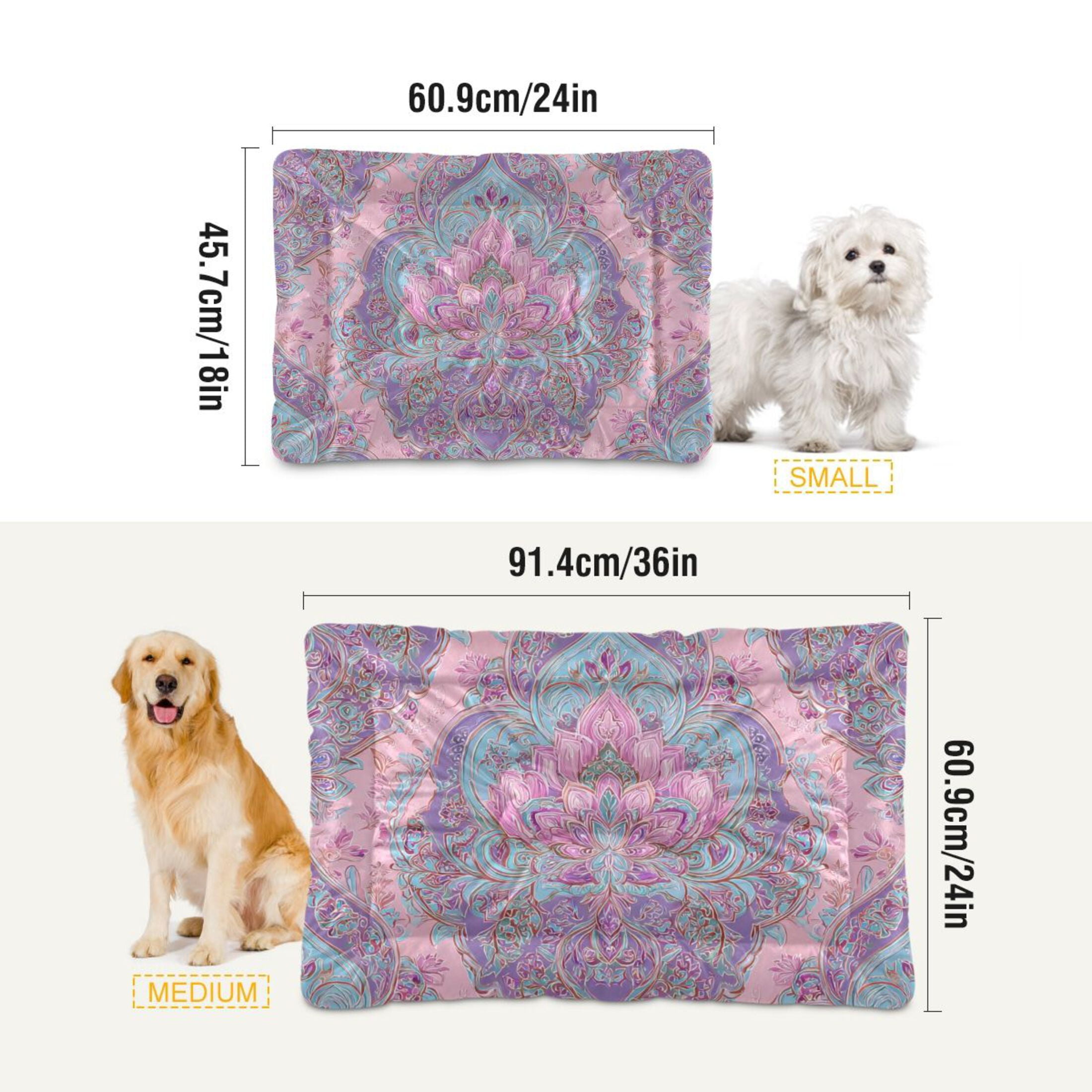 Cozy Mat Pet Bed Indoor Outdoor Warm Soft For Cat Dog Puppy(S/M) Intricate Design