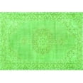 thumbnail image 1 of Ahgly Company Indoor Rectangle Persian Green Traditional Area Rugs, 5' x 7', 1 of 1