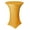 Gold, variant on Banquet Tables Pro 4 Pack 32 x 43 Spandex Cocktail Tablecloth White