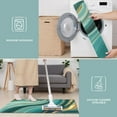 thumbnail image 6 of Teal Marble Gold Wave Pattern Kitchen Rugs Sets Of 3,Kitchen Runner Rugs Non Skid Washable,Decorative Kitchen Floor Mats for Kitchen,Sink,Laundry,17"x30"+ 17"x47" + 17"x59", 6 of 6