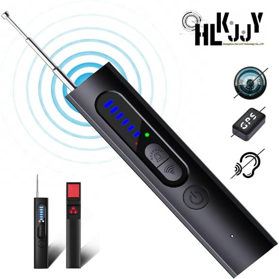 Hidden Camera Detector, Anti-Spy Detector, Hidden Device GPS Detector, Camera Detector, Bug Detector, Privacy Protector, RF Wireless Signal Scanner for Hotels Office Home Travel, 5 Levels Sensitivity