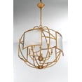 thumbnail image 5 of 33848-020-Eurofase Lighting-Manilow Chandelier 8 Light - 25.5 Inches Wide by 29 Inches High-Brass Finish    -Traditional Installation, 5 of 7