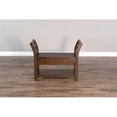 thumbnail image 6 of Pemberly Row Farmhouse 28" Wood Accent Bench with Storage in Tobacco Leaf, 6 of 7