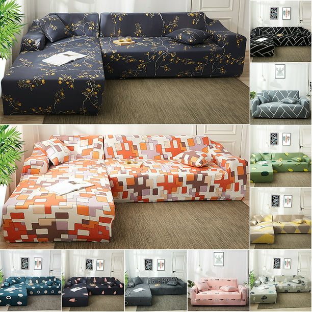 1 2 3 4 Stretch Sofa Slip Covers Couch, How To Cover Sofa For Moving