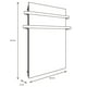thumbnail image 5 of Toallero Termico 280w CalorSolar 1CSTT3-Ne Negro, 5 of 6