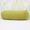 thumbnail image 4 of Clearance! Cotton and Linen Long Cervical Pillow Solid Color Round Cervical Pillow Sofa Cushion Round Neck Bolster Pillows C, 4 of 5