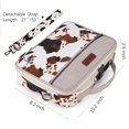 thumbnail image 3 of Montana West Bible Cover with Leather Bookmark Crossbody Church Protective Book Bag, Khaki, 3 of 7