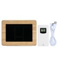 thumbnail image 2 of FanJu Wireless Color LCD Weather Station Alarm Clock Indoor Outdoor Thermometer Hygrometer Barometer with Lunar Phase Display Snooze Function, 2 of 8