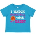 thumbnail image 3 of Inktastic I Watch Basketball with Daddy Boys or Girls Toddler T-Shirt, 3 of 5